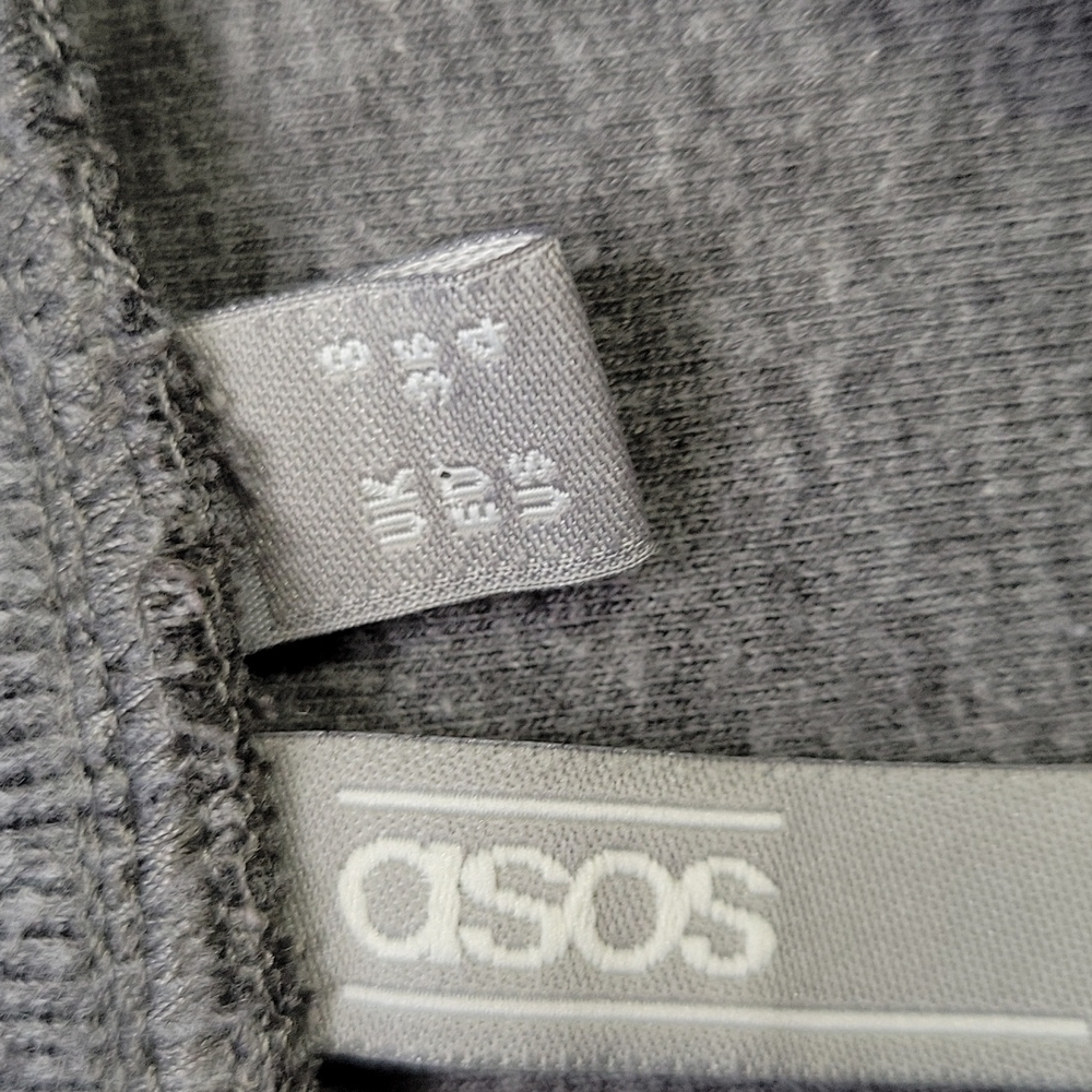 ASOS Ribbed Sweatshirt Dress SZ 4 - Picture 7 of 9